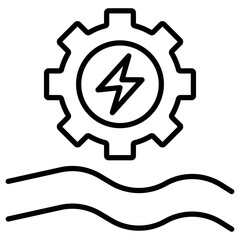 Hydro Power Icon