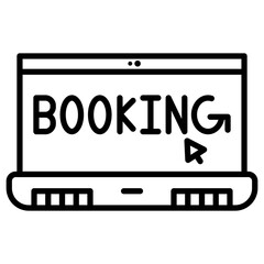 Online Booking Icon