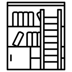Library Ladder Icon