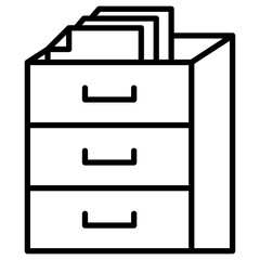 Filing Cabinet Icon