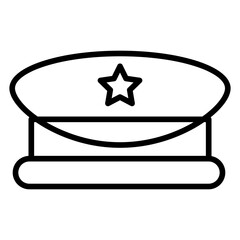 Military Hat Icon