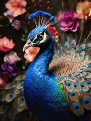 Obraz premium peacock with feathers