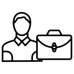 Obraz premium Entrepreneur Icon