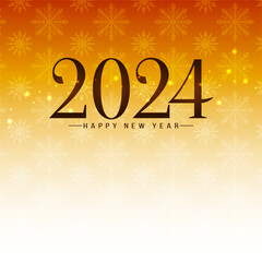 Fototapeta na wymiar Happy new year 2024 greeting background design