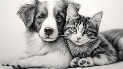 cat and dog