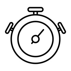 Stopwatch icon. Chronometer icon