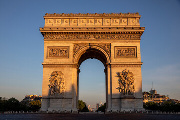 Fototapeta na wymiar The Ark of Triumph, Paris, France.