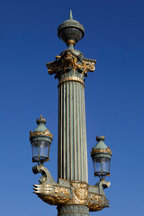 Lamp on Place de la Concorde, Paris, France