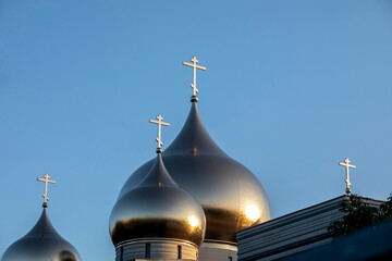 Paris, France. Holy Trinity Russian orthodox church.