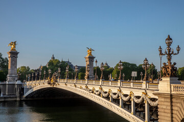 Alexander III bridge, Paris, France.