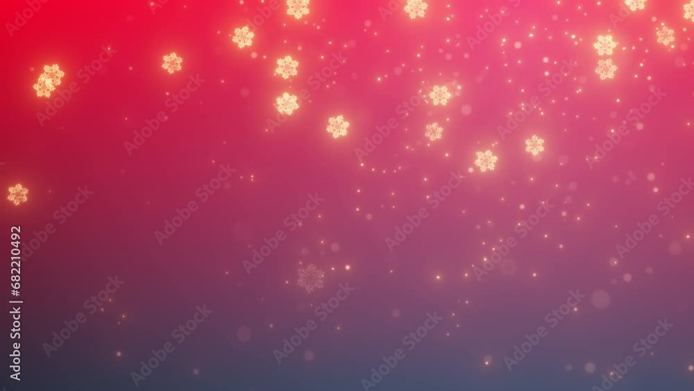 Wall mural glow particle with snowflake trail on alpha channel. this work has alpha channel you can place on fo