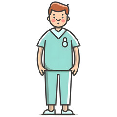 Fototapeta premium Hospital Elements,medical team in Hospital,medical equipment 