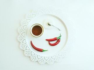 Red Hot Chili Peppers. Red and white II