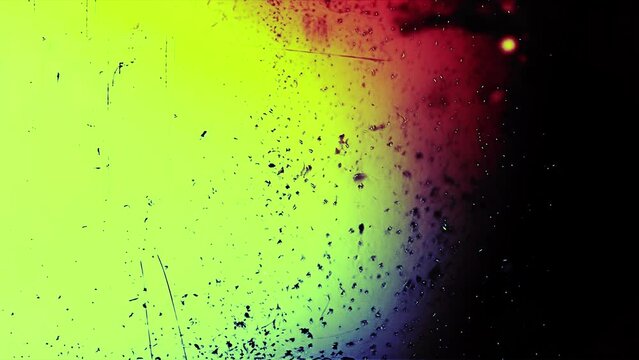 Chemical acid grunge overlay effect with noise and scratches 4k