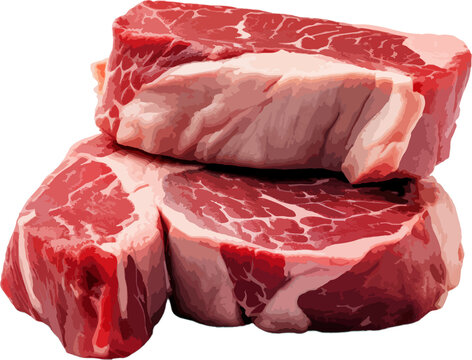 recommend clip art: Raw beef stake clip art