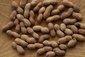 たくさんのピーナツ背景画像