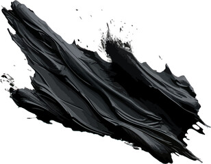 Black paint stroke clip art