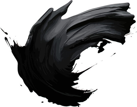 recommend clip art: Black paint stroke clip art