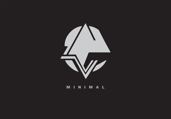 Minimal logo design vector template. 100% Editable vectors. Icon symbol vector EPS 10.
