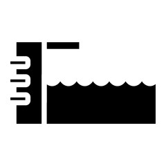 swimming pool glyph