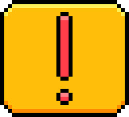 Pixel art social media element