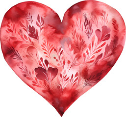 Heart Watercolor Clipart