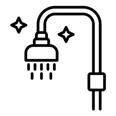 Cleaning Shower Icon