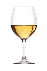 Liqueur in wine glass isolated on transparent background cutout PNG