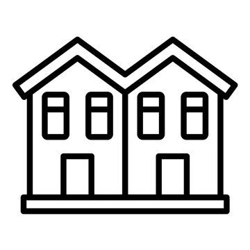 Semi Detached House Icon