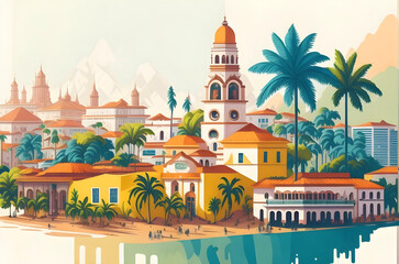 Beauty of the Brazil | Travel Destination Poster Design