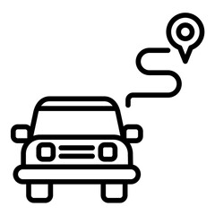 Driving Route Icon