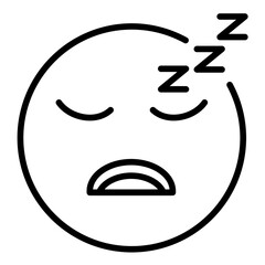Sleepy Face Icon