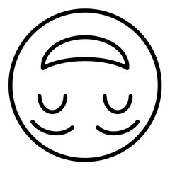 Upside Down Face Icon
