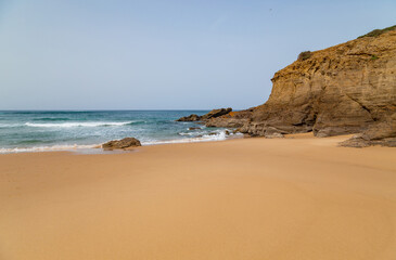 Cliffs in the Algarve West Coast