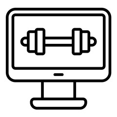 Online Gym Icon