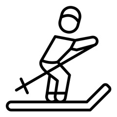 Skiing Icon