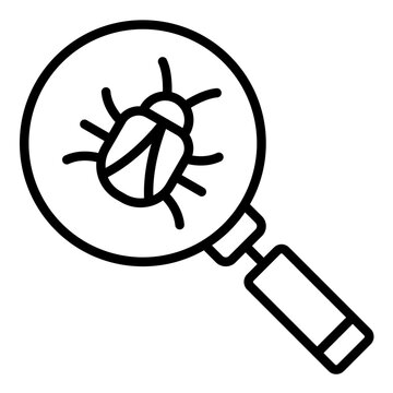 recommend clip art: Search Bug Icon