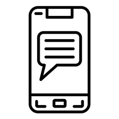 Mobile Chat Icon