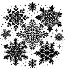 Snowflakes Vector 10