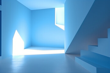 Clean and Spacious Blue Room
