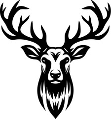 Naklejka premium Reindeer Design