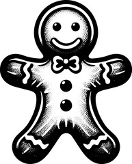 Gingerbread Man Illustration 9
