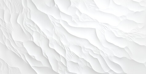 A hand-applied, stroke scraped white mortar or stucco wall background. - obrazy, fototapety, plakaty