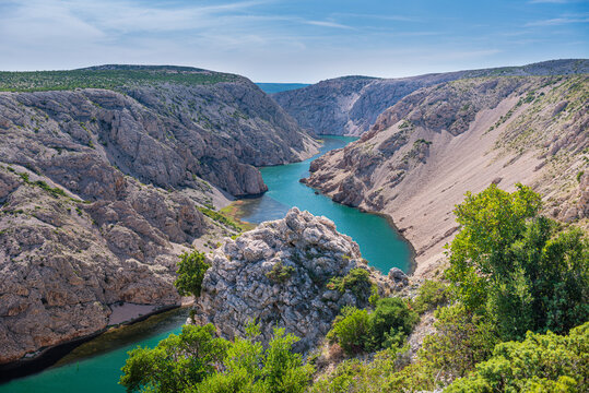 Kroatien / Winnetou / Canyon / Flu&szlig;