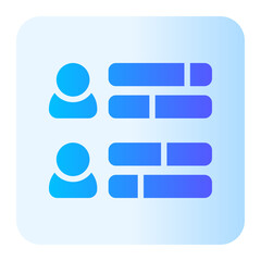 voting gradient icon