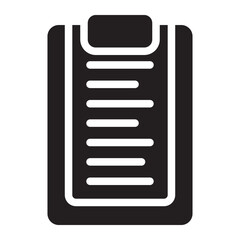 clipboard glyph icon