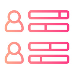 voting gradient icon