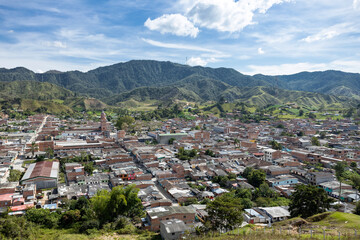 Amalfi, Antioquia - Colombia. September 20, 2023. Municipality of Antioquia that is located in the Central Mountain Range of the Andes