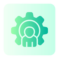 management gradient icon