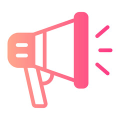 megaphone gradient icon